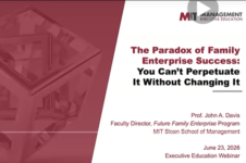 The Paradox of Family Enterprise Success